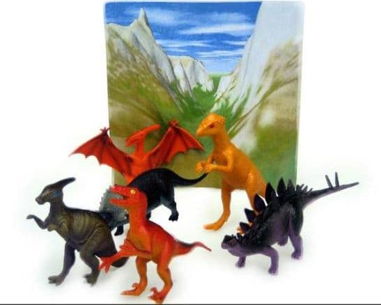 Hipo Dinosaurs 14-16cm 6pcs in the bag (HSH007)