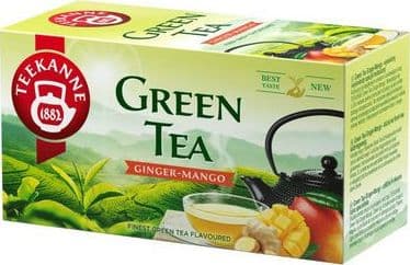 TEEKANNE Teekanne green tea, ginger-mango 20/p