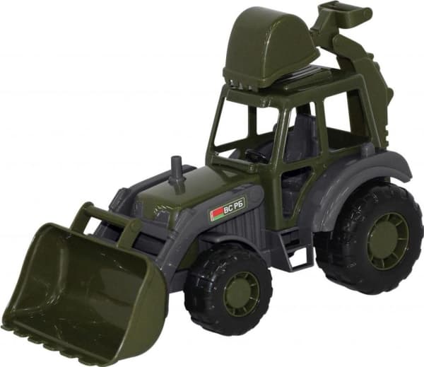 Polesie Military tractor-excavator in the mesh - 49285
