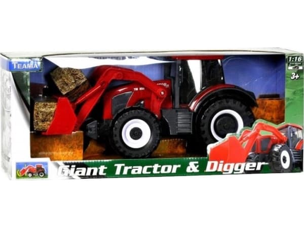 Teama Traktor Gigant bulldozer 1:16 red