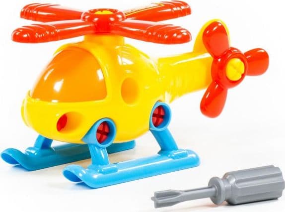 Wader Polesie Klocki - transport "Helicopter" 16el. in the bag