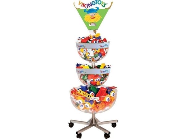 Viking Toys VIKING STAND 3 BALLS -1 large, 2 small mix includes 1149-60 pcs 1061-20 pcs 1230-4 pcs 1231-4 pcs 1232-6 pcs
