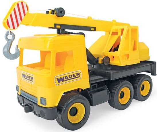Tigres 32122 Auto Middle Truckcrane In A Box, Colour-Yellow, One Size