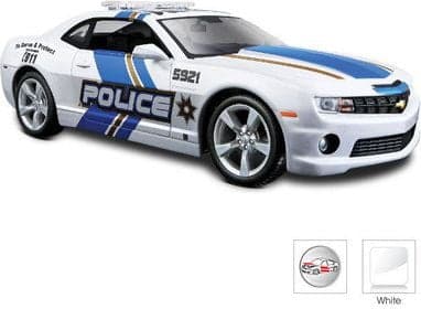MAISTO DIE CAST automodelis Chevrolet Camaro SS RS Police 2010 1:24 , 31208