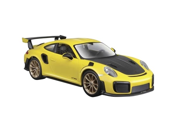 Maisto 31523, Sportsbil, Monteringssett, 1:24, Porsche 911 Gt2 RS, Alle kjønn, Sort, Gult