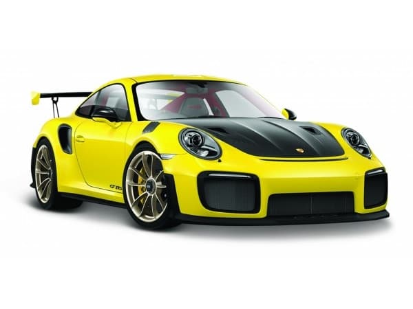 Maisto 31523, Sportsbil, Monteringssett, 1:24, Porsche 911 Gt2 RS, Alle kjønn, Sort, Gult