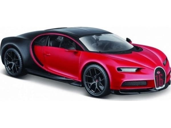 Maisto 31524, Sportsbil, Montert på forhånd, 1:24, Bugatto Chiron Sport, Gutt/Jente, Sort, Rød