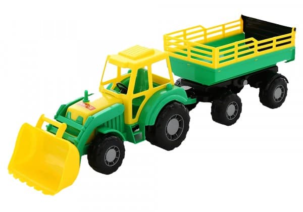 Polesie 35363 Traktor med tilhenger i nettmiks