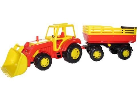 Polesie 35363 Traktor med tilhenger i nettmiks