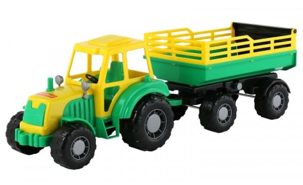 Polesie 35356 Master traktor med släp i nettomix