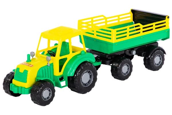 Polesie 35356 Master traktor med släp i nettomix