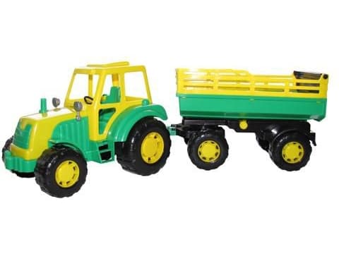 Polesie 35356 Master traktor med släp i nettomix