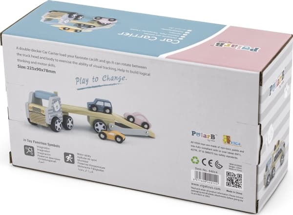 Viga Viga 44014 PolarB Autolaweta med leksaksbilar