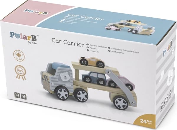 Viga Viga 44014 PolarB Autolaweta med leksaksbilar