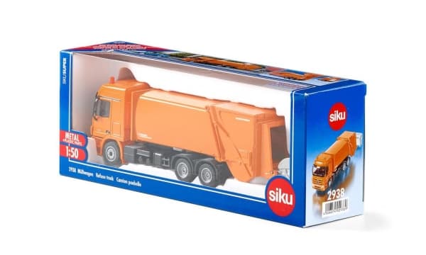 Siku 2938, Jäteauton pienoismalli, 3 vuosi/vuosia, Muovi, Musta, Oranssi