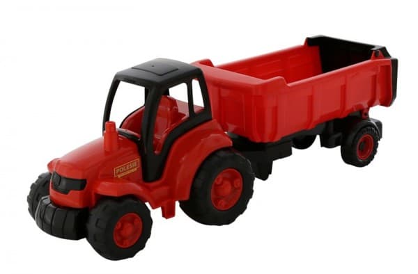 Polesie 0445 "Master", stor traktor med en semitrailer i ett nät - 0445 POLESIE