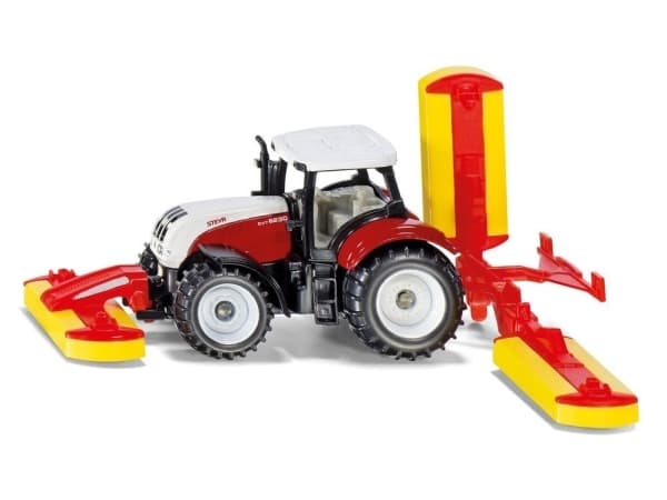 Siku Steyr with Pöttinger mower