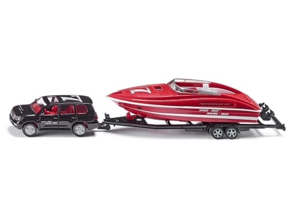 Siku 1:55 Car With Motorboat