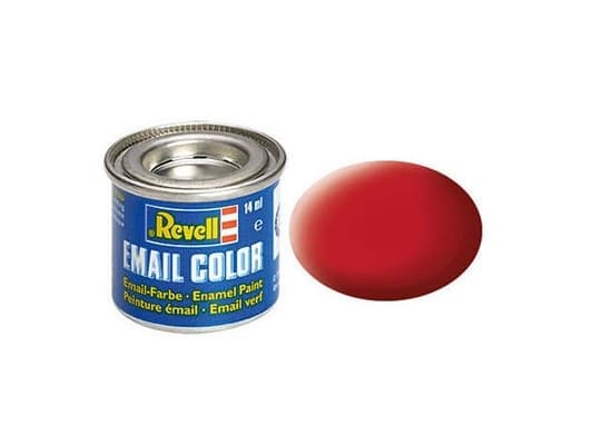 Revell Carmine red, mat RAL 3002 14 ml-tin, Röd, 1 styck