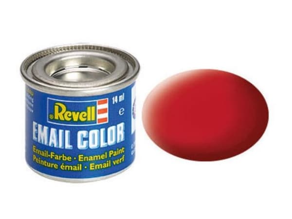 Revell Carmine red, mat RAL 3002 14 ml-tin, Röd, 1 styck