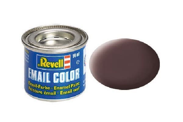 Revell Leather brown, mat RAL 8027 14 ml-tin, Brun, 1 styck