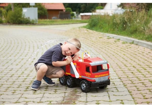 Lena GIGA TRUCKS, Brandbil, Inomhus / utomhus, 3 År, Röd