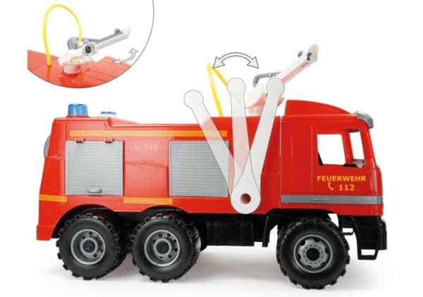 Lena GIGA TRUCKS, Brandbil, Inomhus / utomhus, 3 År, Röd
