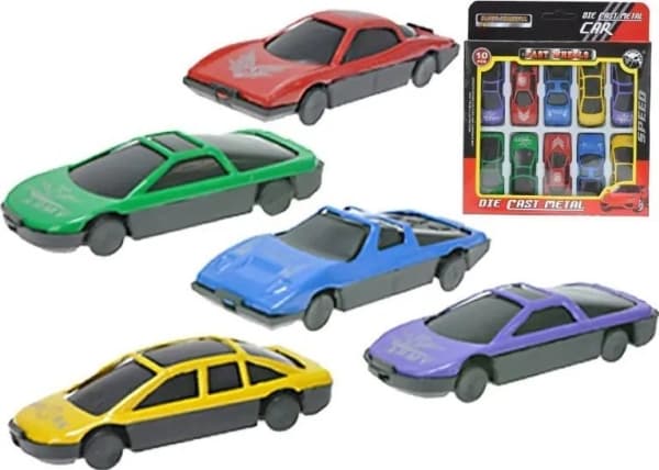 Hipo Set med 10 bilar 6cm 1210 HIPO