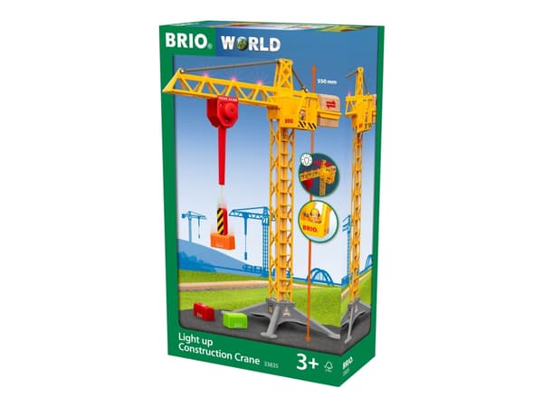 BRIO 33835 Den lysende anleggskranen