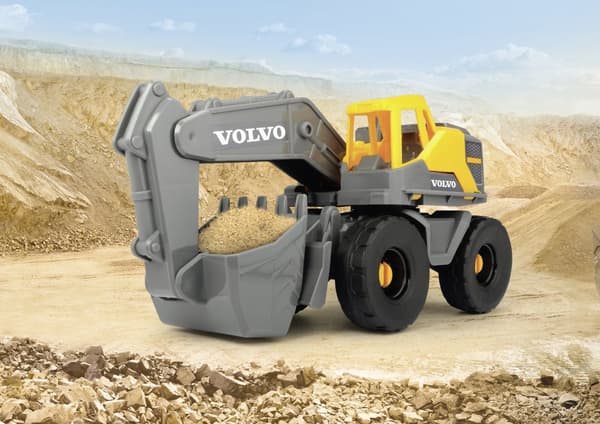 Mack/Volvo Långtradare med Anläggningsfordon 70 cm  Dickie Toys