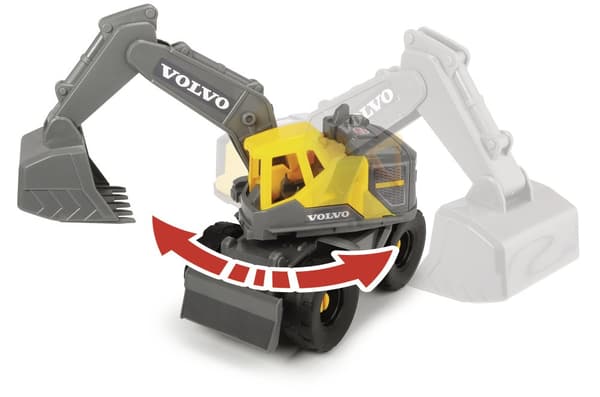 Mack/Volvo Långtradare med Anläggningsfordon 70 cm  Dickie Toys