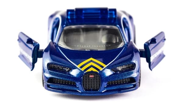 Siku Bugatti Chiron Gendamerie, Bil, 3 År, Metall, Plast, Blå, Vit