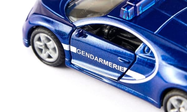 Siku Bugatti Chiron Gendamerie, Bil, 3 År, Metall, Plast, Blå, Vit