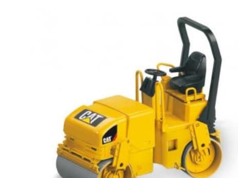 Bruder CAT Asphalt drum compactor toy