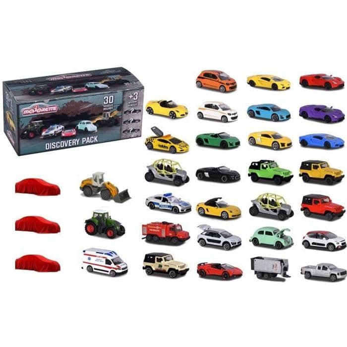 MAJORETTE Set 30 + 3 Discovery Vehicles