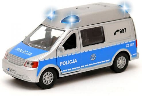Politibil med polsk stemme 12stk/disp HKG064