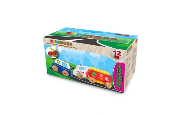 Jamara Kidiwood Vehicles, Bil, 1 år, Tre, Flerfarget