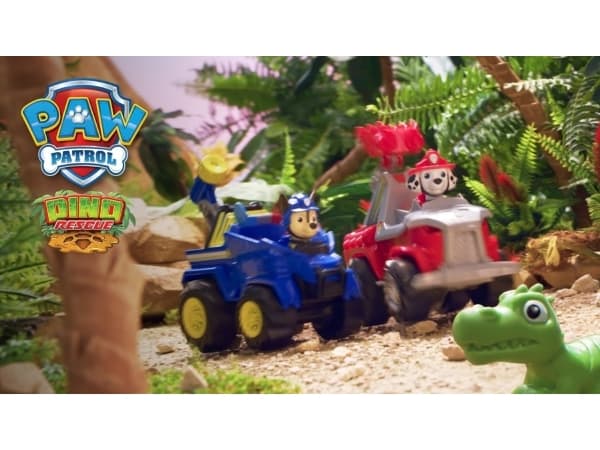 Paw Patrol Dino Deluxe Vehicles Chase