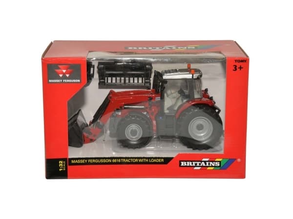 Tomy Massey Ferguson 6616, traktori, Sisä- ja ulkotila, 3 vuosi/vuosia, Metalli, Muovi, Musta, Punainen