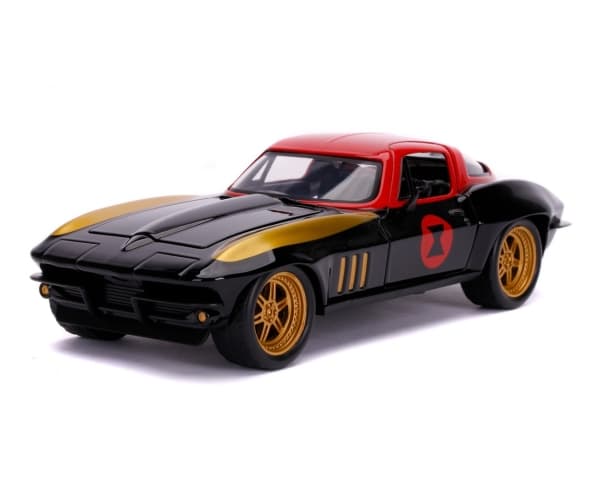 Dickie Marvel Black Widow Chevy 1966 1:24