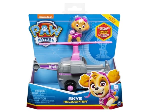 PAW Patrol PAW VHC BscV LwPrcSkye UPCX GML, Helikopter, Paw Patrol, 3 År, Grå, Rosa