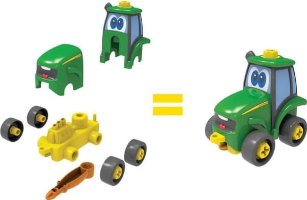 Tomy John Deere Build-A-Buddy, Traktor, 3 År, Plast, Grön, Gul