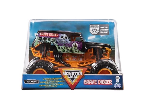 Monster Jam Collector Die Cast Trucks 1:24, Auto, 3 vuosi/vuosia, Muovi, Monivärinen