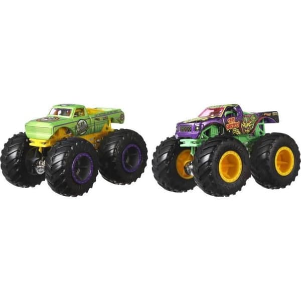 Hot Wheels - Monster med två rivningar med två rivningar - Småbilar - 3 år och mer