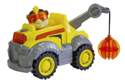 PAW Patrol Mighty Pups Themed Vehicle - Rubble, Kjøretøysett, Innendørs, 3 år, LR44, Flerfarget