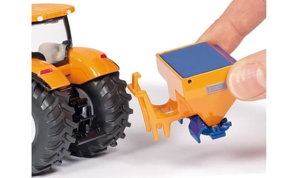 Siku 1:50 Tractor With Plough And Salt Spreader