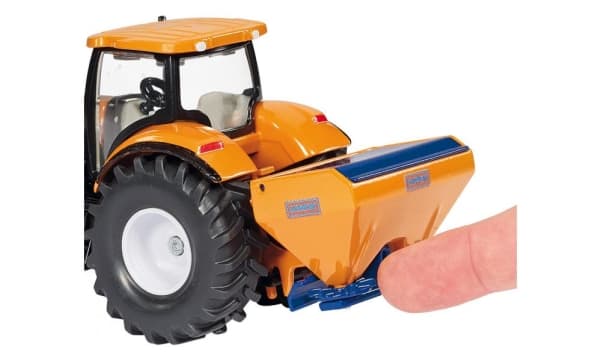 Siku 1:50 Tractor With Plough And Salt Spreader