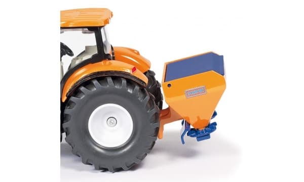 Siku 1:50 Tractor With Plough And Salt Spreader