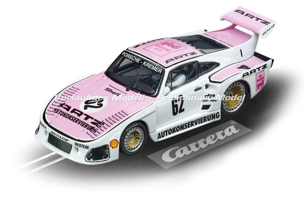 Bil Carrera DIGITAL 132 Porsche Krämmer 935 K3 Krämmer Racing, No. 62