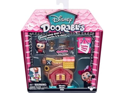 Moose Figurines Doorables A set of mini Pirate Hook's ship